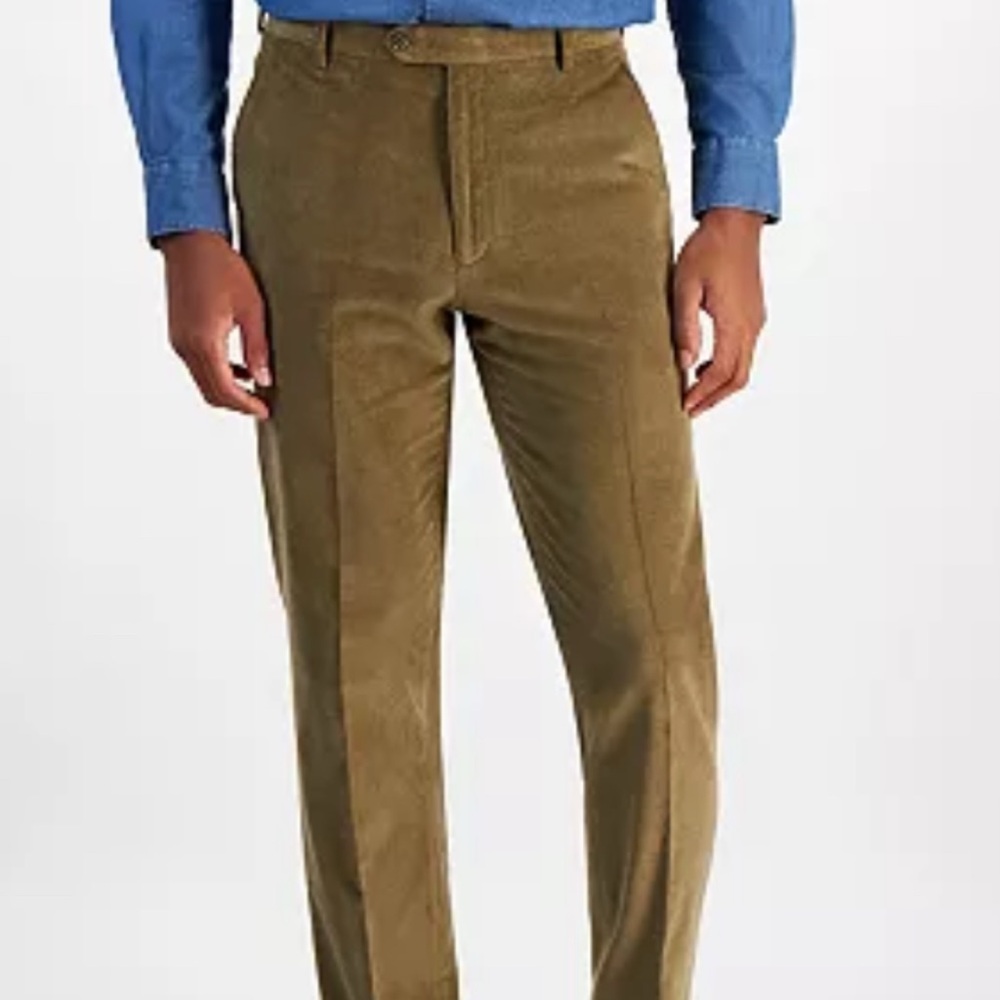 Tommy Hilfiger Men's Brown Corduroy Pants